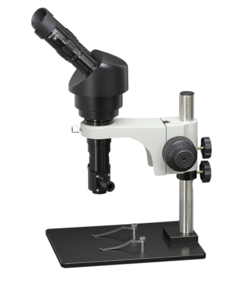 coaxial illumination zoom microscope for probe station