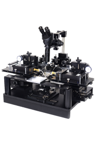 coaxial zoom microscope for probe station