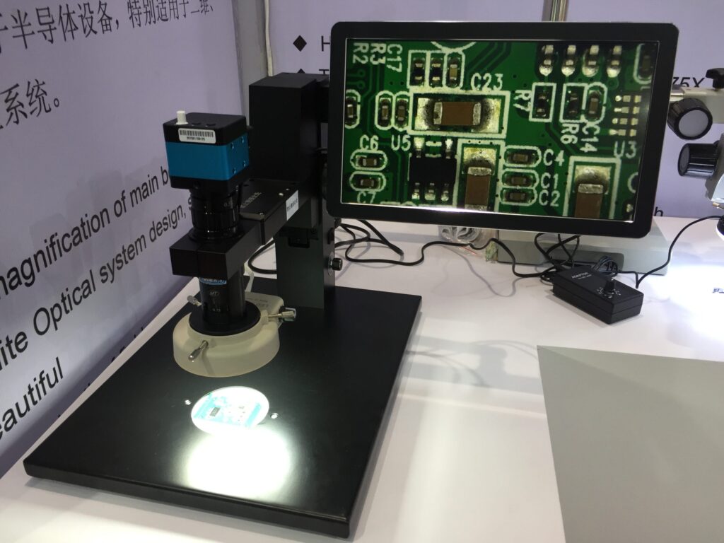 MZDH0850 High-Resolution Monocular Video Microscope System for Micro-electronics