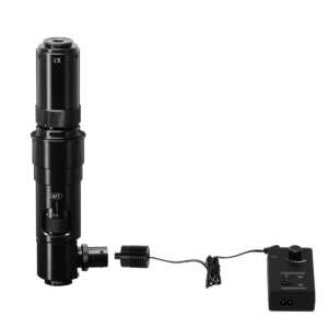 MTO coaxial illumination parfocal zoom lens for semiconductor inspection